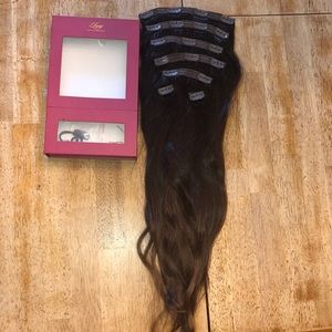 20” Luxy hair extensions .